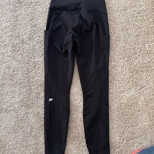 Fabletics Black High-Waisted power hold  Leggings Performance Fabric